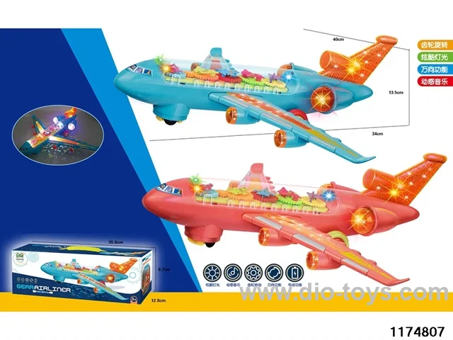 Universal lighted musical airplane not included battery