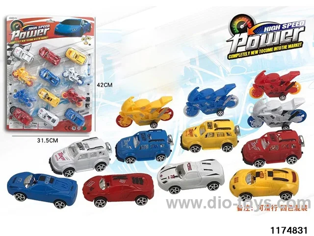 pull back Off-Road Racing Motorcycle Set