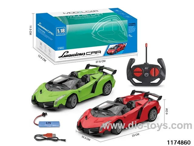 1:18 4ch RC car (electricity included)
