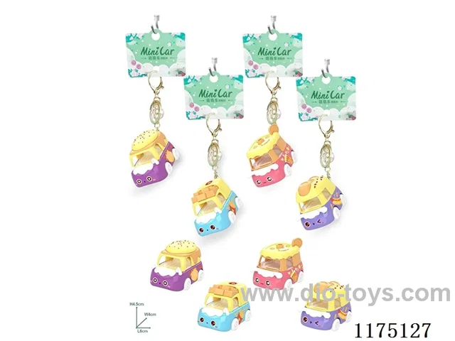 Mini Alloy Dessert Keychain