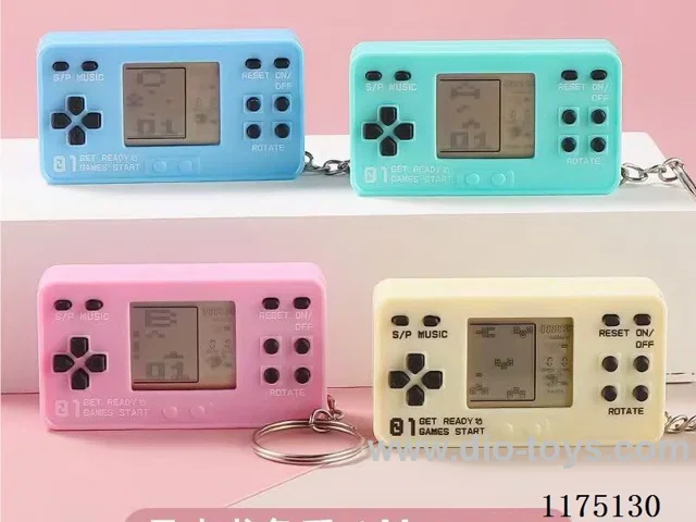 Keychain game machine (macaron color)