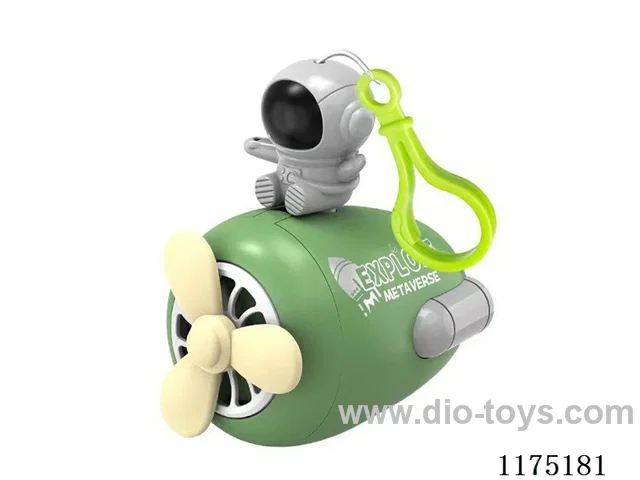 Astronaut Airplane Fan Keychain