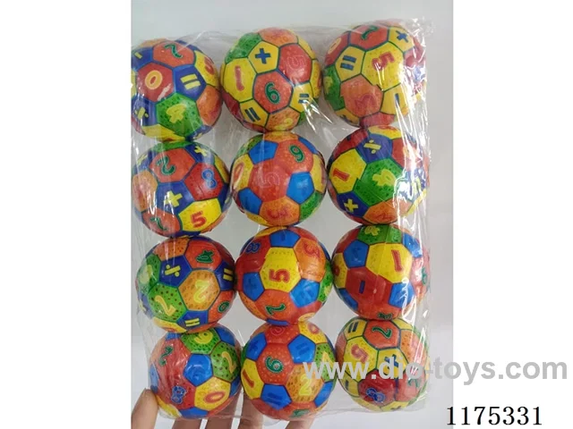 12PCS 6.3cm Solid PU Balls