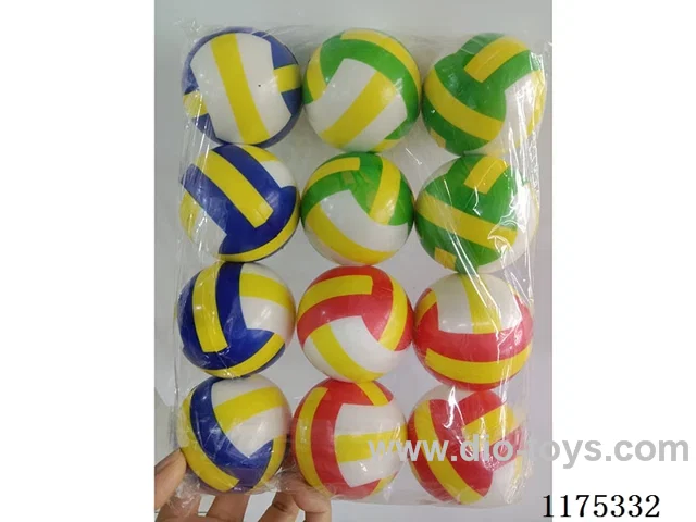 12PCS 6.3cm Solid PU Balls