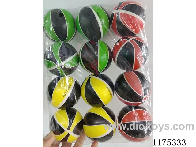 12PCS 6.3cm Solid PU Balls