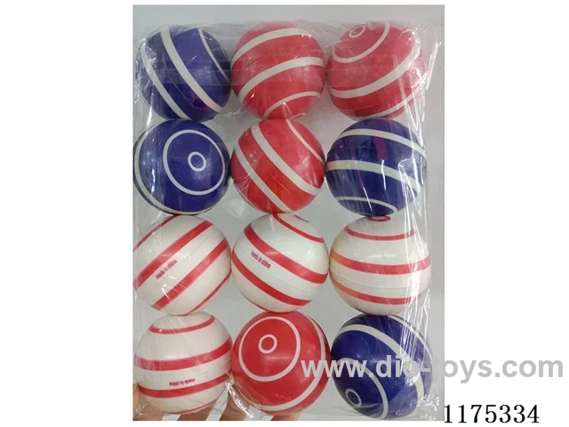 12PCS 6.3cm Solid PU Balls