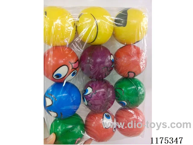 12PCS 7.6cm Solid PU Balls