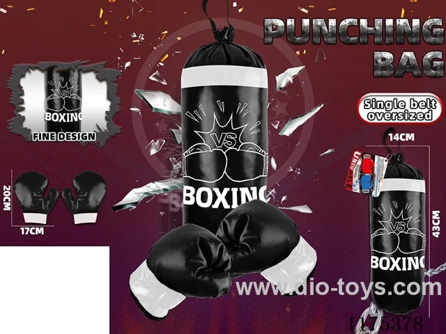 Boxing bag with one strap (size XL) -boxing black