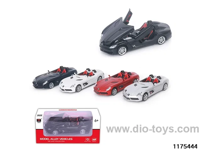 1:32 Alloy pull back car W L/M
