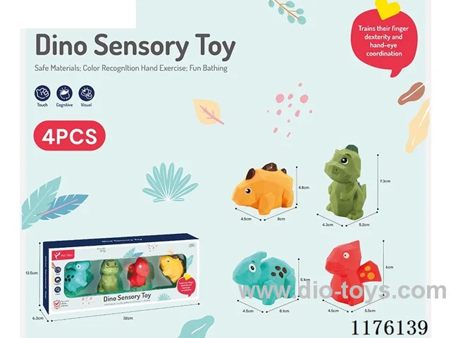 Vinyl Dinosaur 4PCS