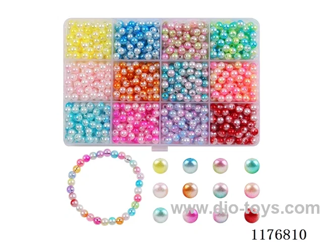 DIY Jewelry Set(6 cm pearl + thread (12 grids))