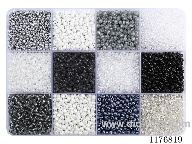 DIY Jewelry Set(3cm bead + thread (12 grids))