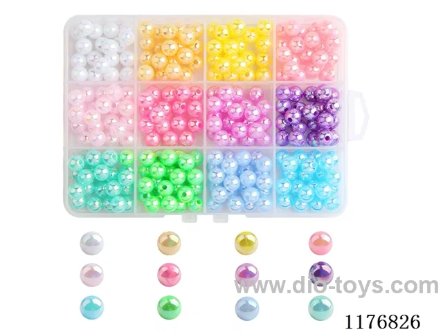 DIY Jewelry Set(8 cm pearl + thread (12 grids))
