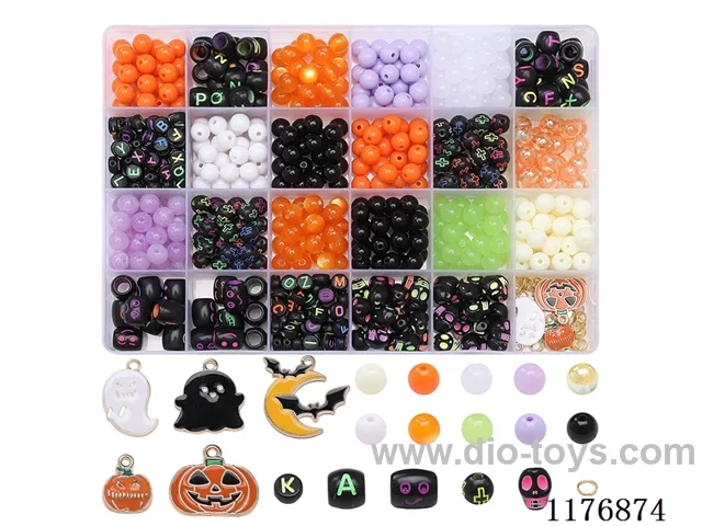 DIY Jewelry Set(Letter beads + beads + Pendant + thread (24 grids))