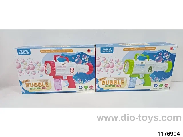 bubble gun with light