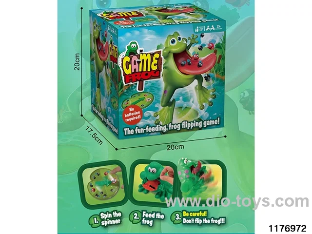 Interactive Frogs Eating Mosquitoes
