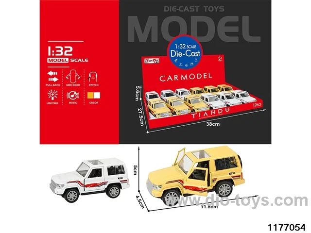 1：32 alloy pull back car W L/M