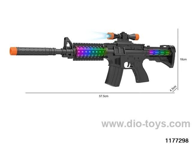 Sound and light music octave gun