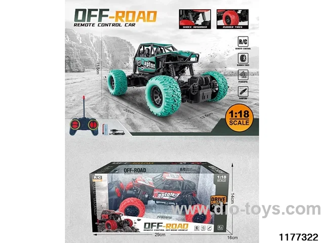 1:18 4ch RC car with light