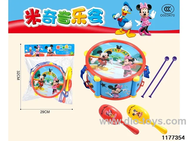 8 inch Mickey Drum + Sand Hammer