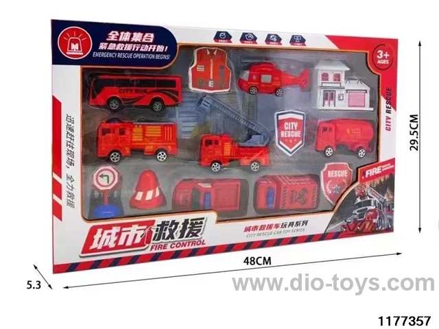 Firefighting Toy Car Set