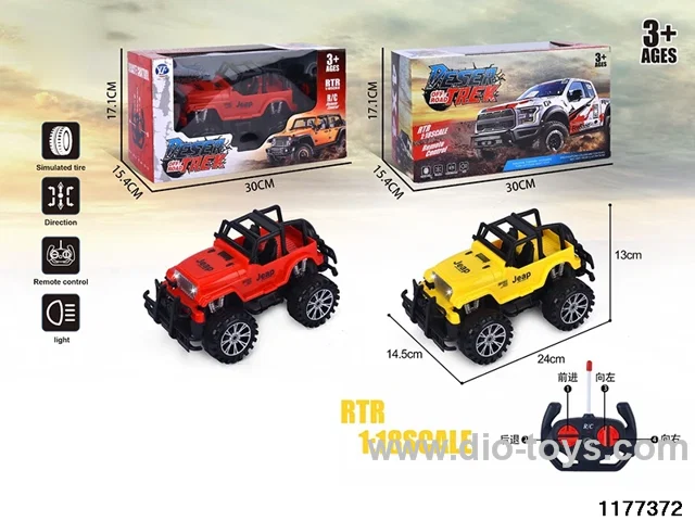 1:18 4ch RC car with forward light