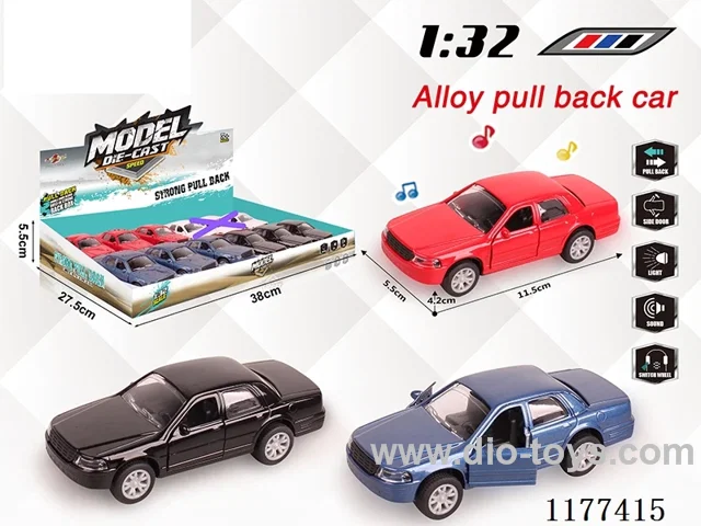 1：32 pull back alloy car W L/M