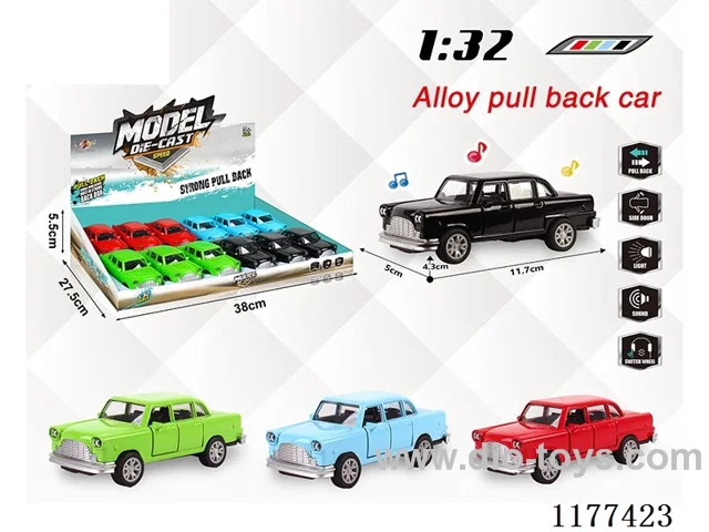 1：32 pull back alloy car W L/M