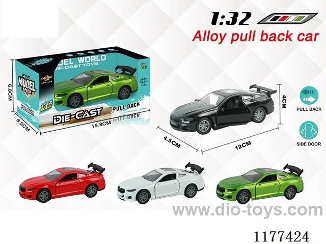1：32 pull back alloy car