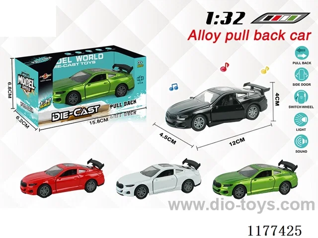 1：32 pull back alloy car W L/M