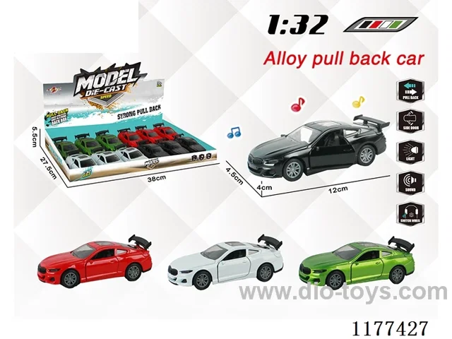 1：32 pull back alloy car W L/M
