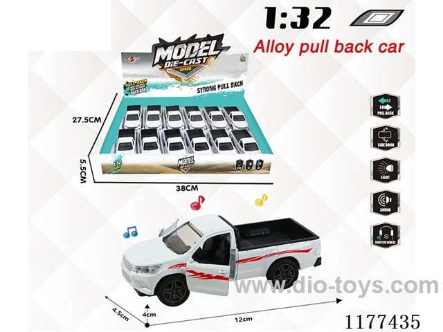 1：32 pull back alloy car W L/M