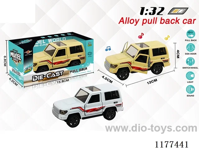 1：32 pull back alloy car W L/M