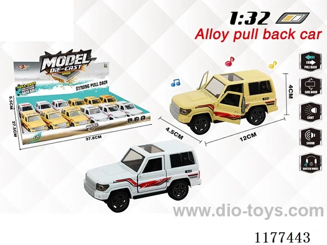 1：32 pull back alloy car W L/M