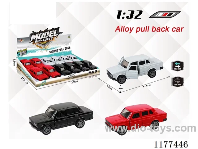 1：32 pull back alloy car