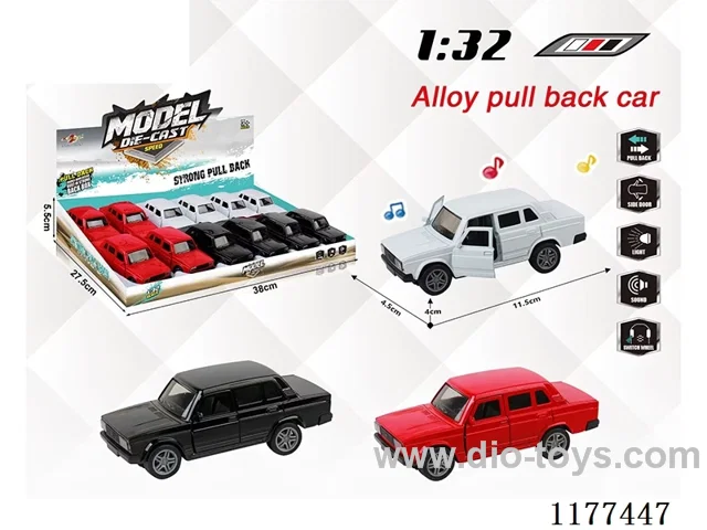 1：32 pull back alloy car W L/M