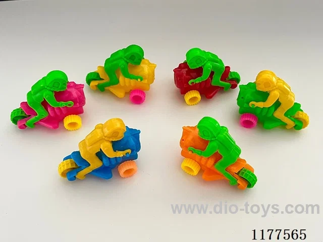On a human tricycle