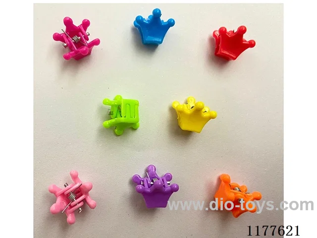 Small crown solid hair clip 2000 pieces/medium pack