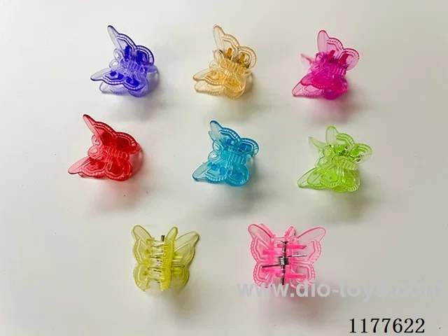 Transparent butterfly hairpin 1000 PCS/medium pack