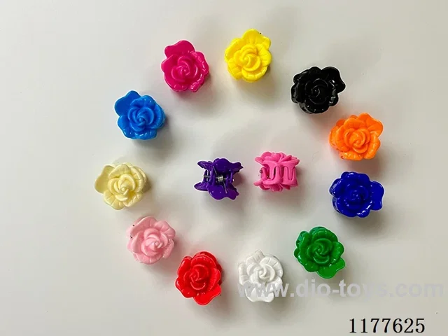 Solid color flower hairpin 1000 PCS/medium pack