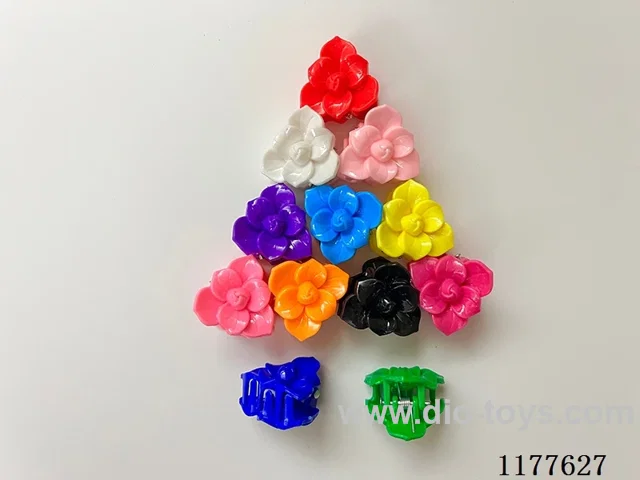 Solid color flower hairpin 1000 PCS/medium pack