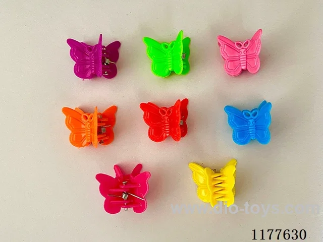 Solid color butterfly hairpin 1000 / medium pack