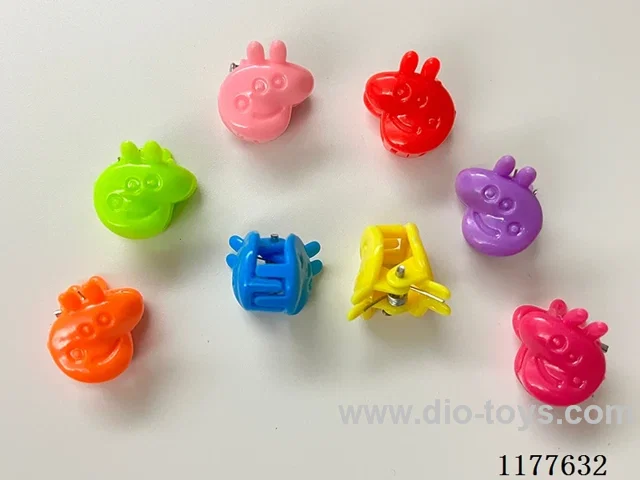 Solid color small pig hair clip 2000 / medium pack