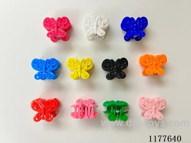 Solid color butterfly hairpin 1000 / medium pack