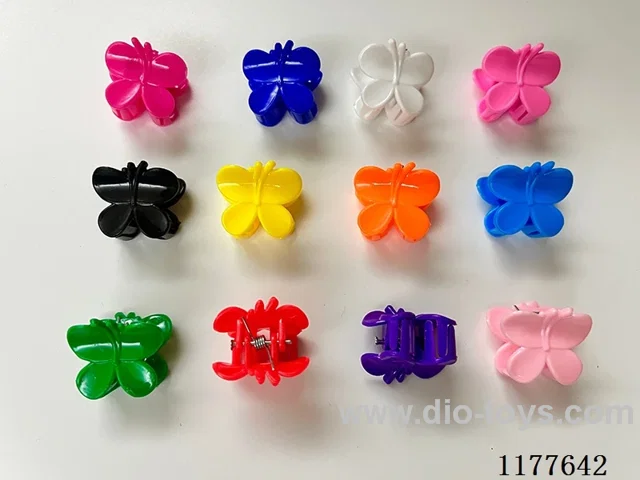 Solid color butterfly hairpin 1000 / medium pack