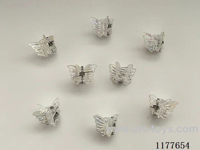 Transparent butterfly hairpin 2000 PCS/medium pack