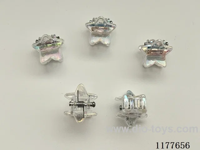 Transparent five-star hairpin 2000 PCS/medium pack