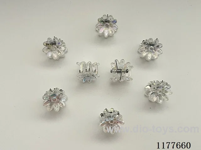 Transparent chrysanthemum hairpin 2000 PCS/medium pack