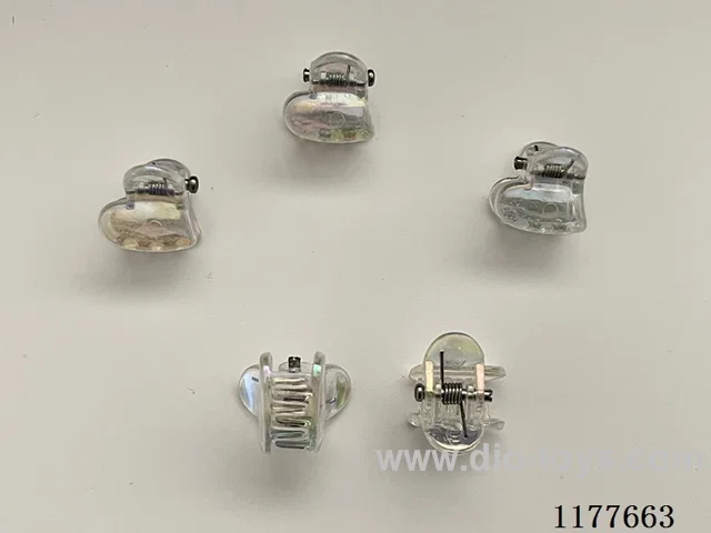 Transparent heart hairpin 2000 PCS/medium pack