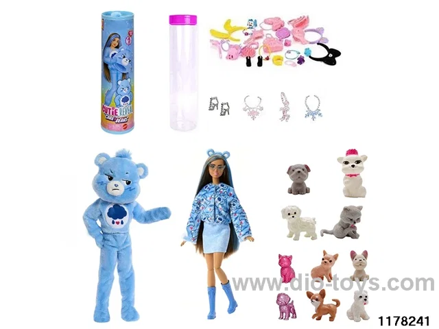 11.5 inch 12 jointed doll set